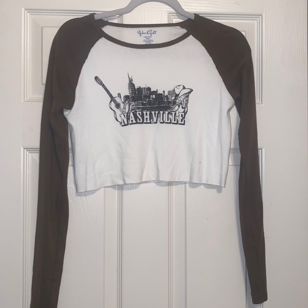 John Galt Cropped Nashville Long Sleeve